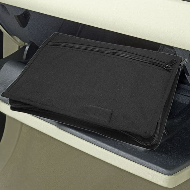 2X Universal Glove Box Organizer Storage Holder for Manuals Car