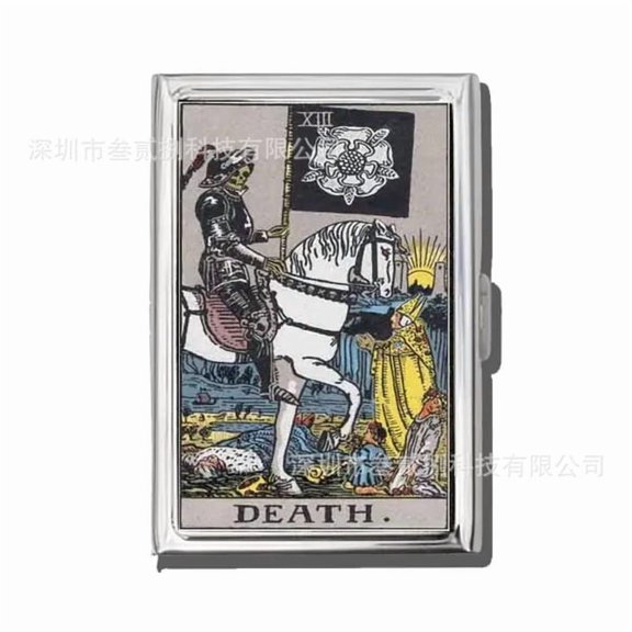 Vintage-Style Versatile Card & Cash Case, 2026 New Vintage Versatile Metal Cigarette Case with Easy Snap, Elegant and Rebellious Card Box for Credit Cards Cash Id Business Cards