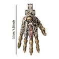 thumbnail image 5 of Mechanical Hand Pendant for Necklace Movable Finger Joints Robot Hand Charm Jewelry Steampunks Robotic Arm Jewelry Gift for Men Women, 5 of 9