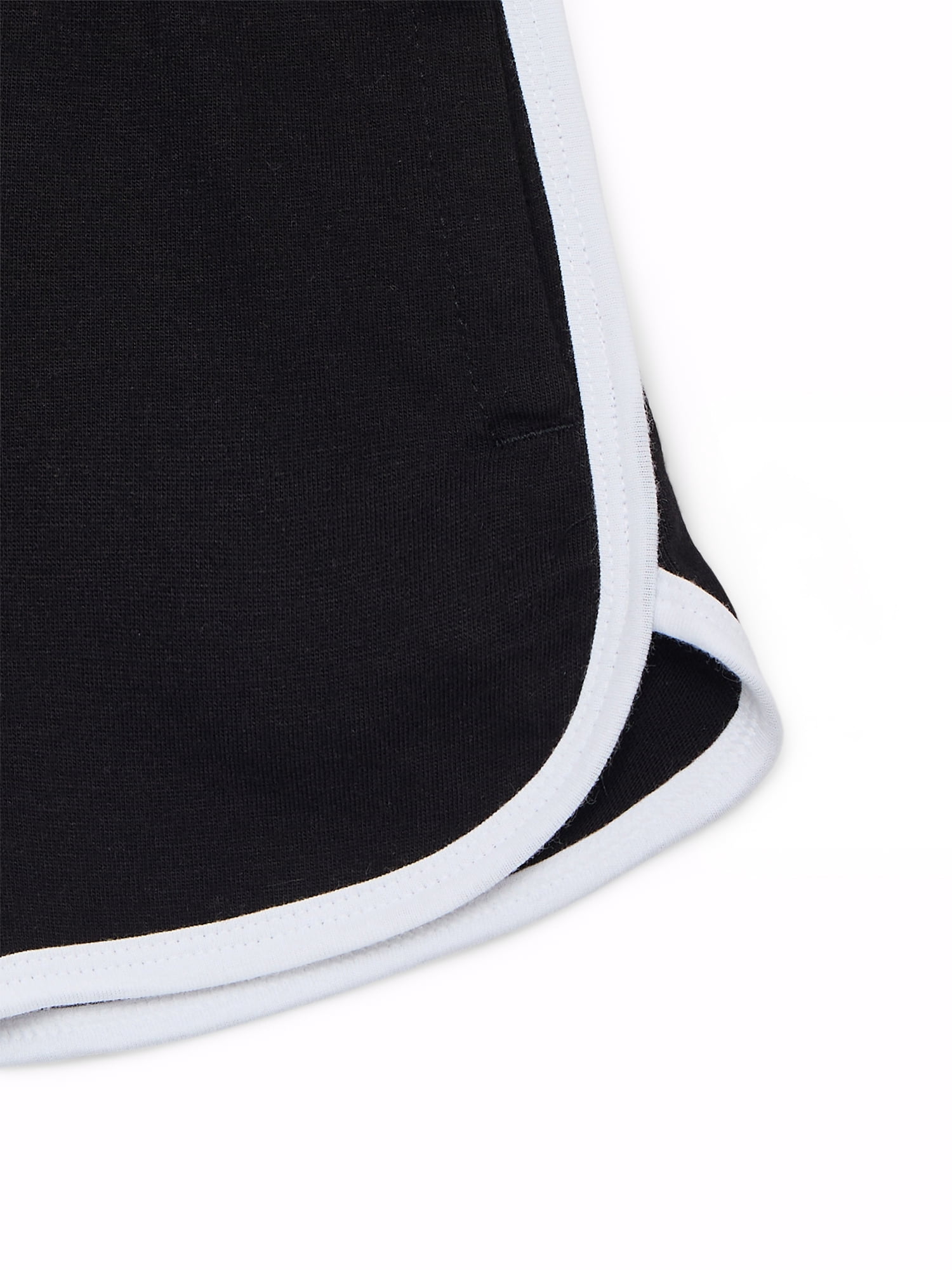 Wonder Nation Girls Dolphin Hem Shorts, Sizes 4-18 & Plus
