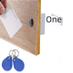thumbnail image 5 of Cerradura de cajón Cerradura de gabinete sin perforaciones Cerradura de armario Archivador Armario Cerradura oscura Cerradura de tarjeta de inducción electrónica Cerradura invisible sin apertura, 5 of 6