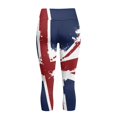 thumbnail image 5 of SCRAWLGOD Union Flag Splash Women's Elastic Capris Leggings with 2 Pockets Breathable Yoga Athletic Workout Cropped Leggings Squat Proof Comfy Capri Yoga Pants, XXL, 5 of 7