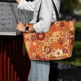 thumbnail image 4 of Wukai Hippie Flower Print Zipper Bag,large Beach Tote Bag,Waterproof Sandproof Bag,Grocery and Picnic Tote Travel Bag, 4 of 5