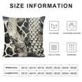 thumbnail image 6 of Ullo0ord Snake Print Throw Pillow Covers - Animal Snake Skin Decorative Pillow Covers Wildlife Cushion Cover Home Decor Pillowcase, 6 of 6