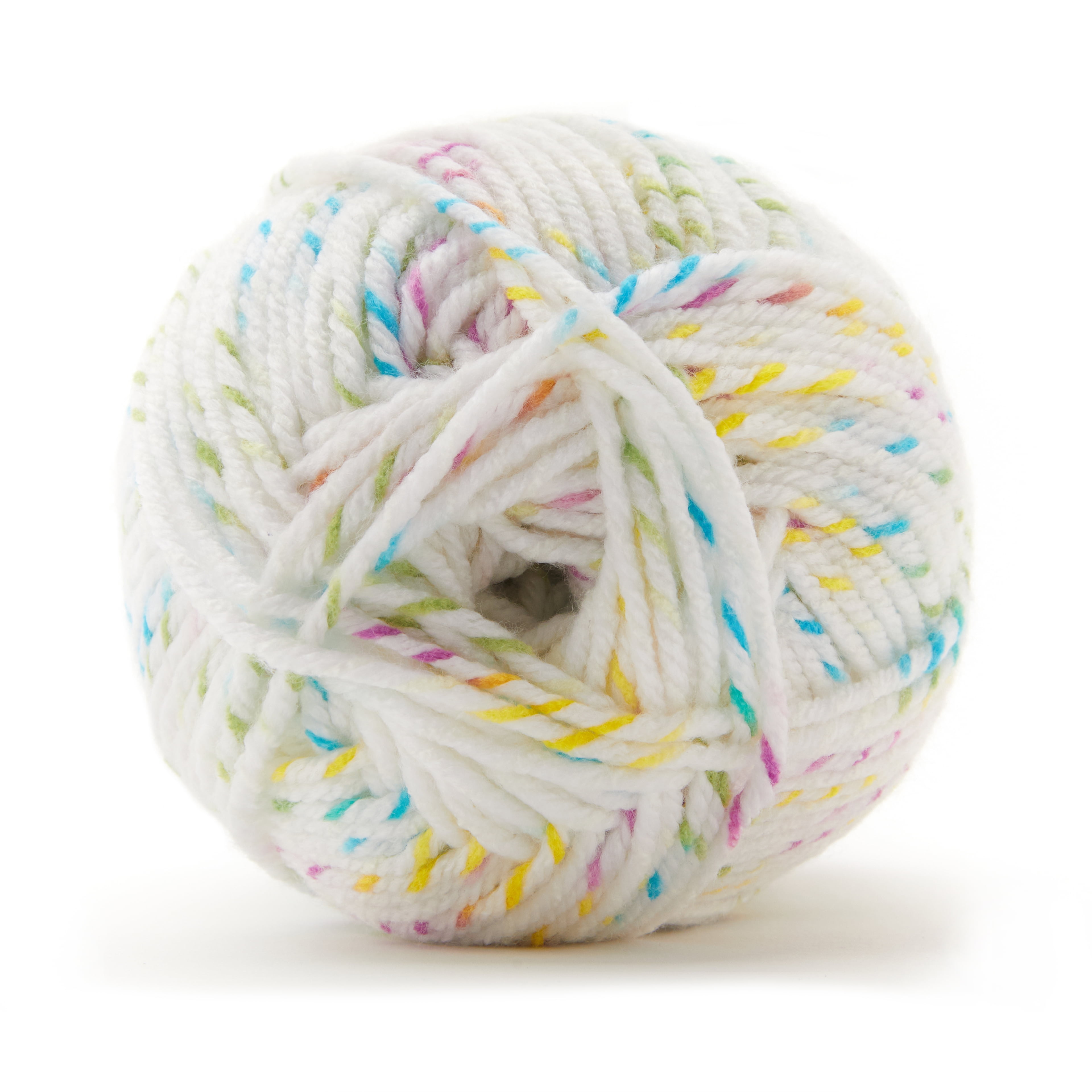 Loops & Threads Birthday Cake Carousel Twist Yarn - Bulky Weight Yarn for Knitting, Crochet, Weaving, Arts & Crafts, 15 Pack