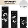 thumbnail image 4 of Black Gothic Cat Rose Moon Pattern Kitchen Rugs Sets Of 3,Kitchen Runner Rugs Non Skid Washable,Decorative Kitchen Floor Mats for Kitchen,Sink,Laundry,17"x30"+ 17"x47" + 17"x59", 4 of 6