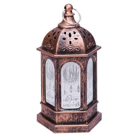 

Firxreer EID Mubarak Decorative Light - Islam Muslim Ramadan LED Night Lamps - Craft Lantern with Hook for Eid Al Adha Festival Party Supplies Home Bedroom Decor Pendants Gifts