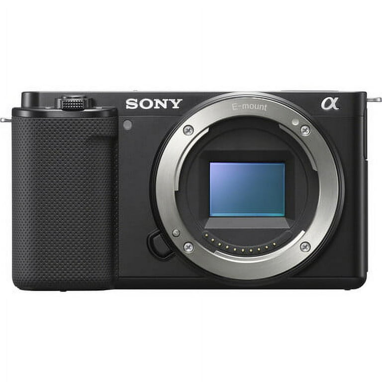 Sony ZV-E10 Mirrorless Camera (Body Only, Black) - ILCZV-E10/B