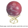 thumbnail image 5 of MECCANIXITY Crystal Ball Hexagonal Display Stand,1.3 Inch Diameter ,Metal Ball Holder, Gold,Pack of 3, 5 of 5