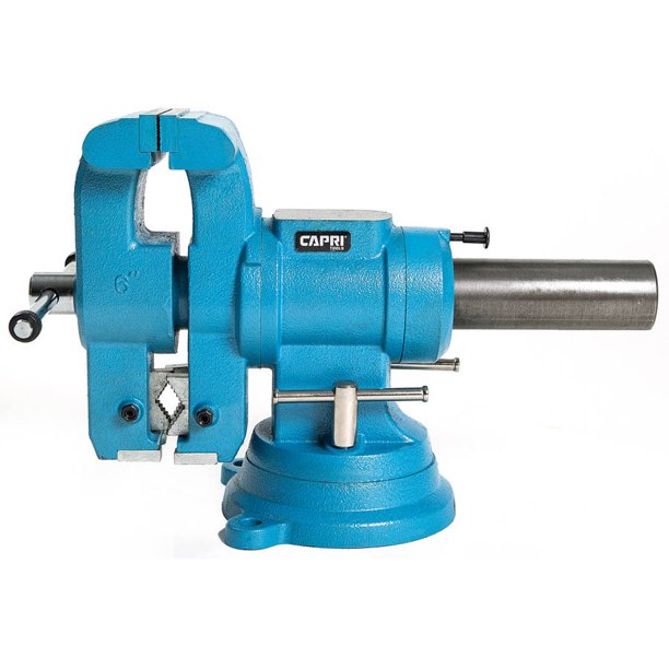 Capri Tools Rotating Base and Head Bench Vise, 6"