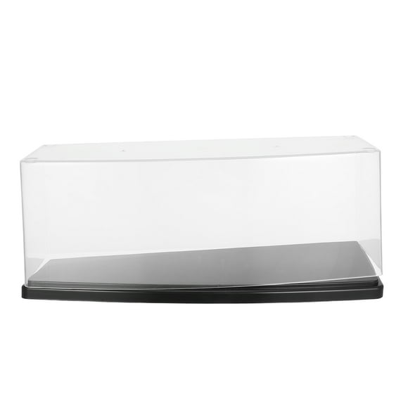 unbranded Vitrine pour Poupées Organisateur en Plastique Transparent avec Usage Polyvalent pour Collectionneurs Décoration de Bureau Lot de 1