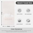 thumbnail image 6 of Personalized Beach Towel for Kids & Adults with Name 400GSM Custom 100% Microfiber Pool Towel Ultra Absorbent Super Soft Towels Personalized Gift for Women Men, 6 of 8