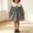 Black, variant on Girls Plaid Gingham Dress, Long Sleeve Peter Pan Collar A-Line Dress with Tie Bow and Puff Sleeves, 100% Cotton Casual Princess Dress