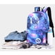 thumbnail image 4 of 2 PCS para Portátil Unisex Puerto de Carga USB Bolsas para Portátiles Escuela de Viaje Soledad Mochila luminosa, 4 of 10