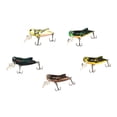 thumbnail image 3 of Señuelos de pesca de saltamontes, cebos duros de pesca, señuelos de pesca Crankbait para aparejos de pesca de agua salada, 5 uds., 3 of 9