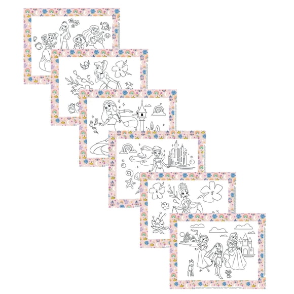 J.L. Childress Disney Baby ColorMe Manteles individuales desechables, paquete de 24