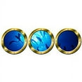thumbnail image 3 of VWAQ Fish Decals, Submarine Portholes - Underwater Ocean Animals Decor - VWAQ-SPW17 (14" Diameter, Gold), 3 of 3