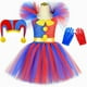 thumbnail image 2 of Disfraz de Pomni para niños, vestido con tutú de dibujos animados, el increíble payaso de circo digital, disfraces de cosplay para niñas, ropa para fiesta de carnaval y Halloween, 2 of 5