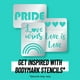 thumbnail image 5 of Marcadores temporales para tatuajes BIC BodyMark Pride, paquete de 11 unidades, 5 of 9