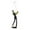 Black A, variant on Baoblaze Golf Figurine Art Decorative Resin Arts for Living Room Home Golf Lover Gift White B