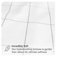 thumbnail image 4 of Twin XL Sheet Set - College Dorm Size - Premium 1800 Ultra-Soft Microfiber Twin Extra Long Sheets - Double Brushed - Sheets Set - Deep Pocket - Bed Sheets (Twin XL, Grid - White/Grey), 4 of 9