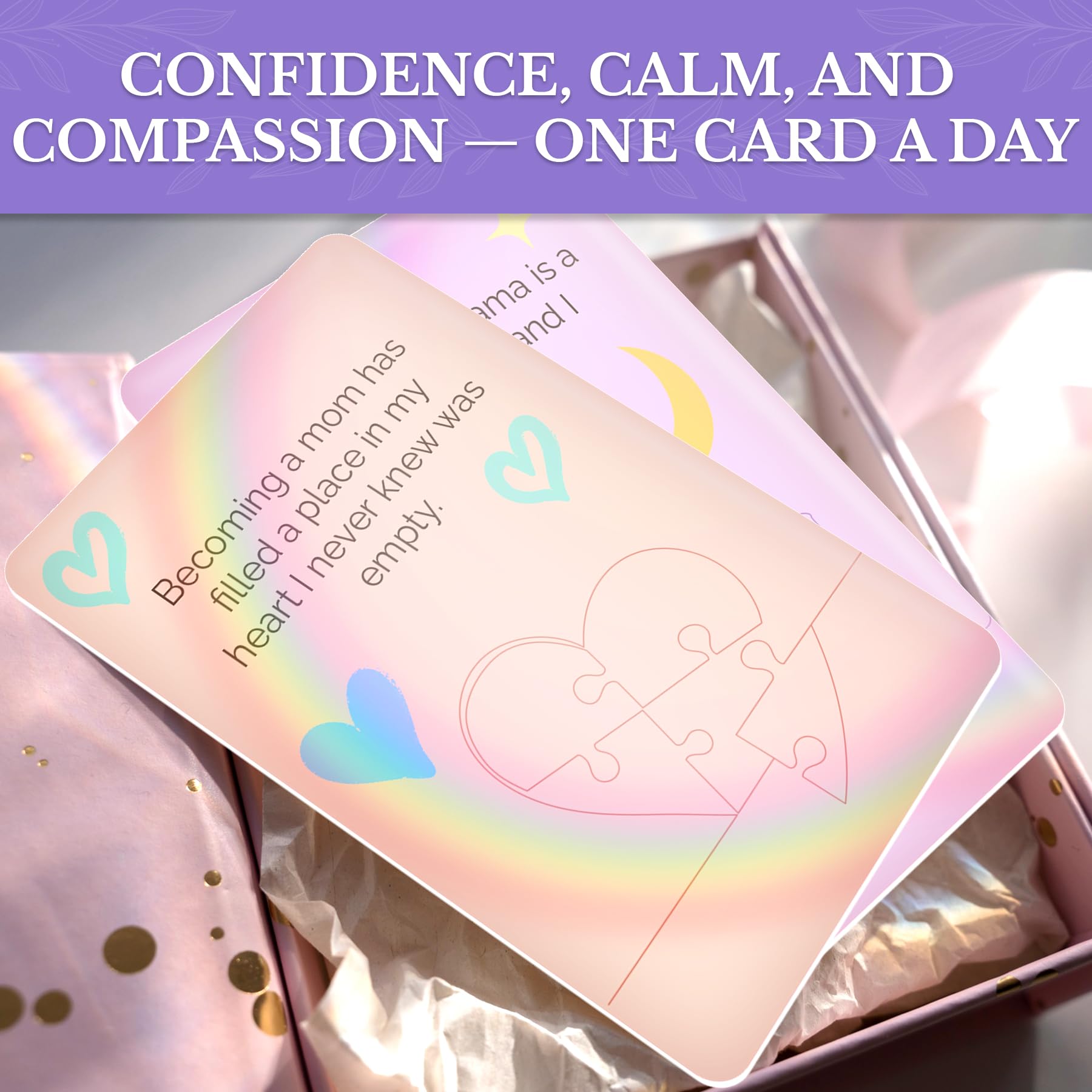 Quokka Affirmation Cards for Moms - Rethink 95 Affirmation Cards for Adults - Thoughtful Gift for First-Time and Experienced Moms