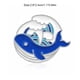 thumbnail image 4 of Minnieouse Broches Olas divertidas Esmalte de solapa Insignia Artesanía para ropa Ballena Type1 NO1, 4 of 6