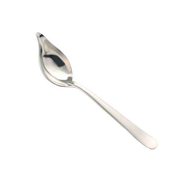 Cuchara de acero inoxidable, cucharas para servir Chocolate, cucharas para dibujar, cuchara con boquilla, utensilios de cocina, herramienta de cocina, cucharón para salsa y comida
