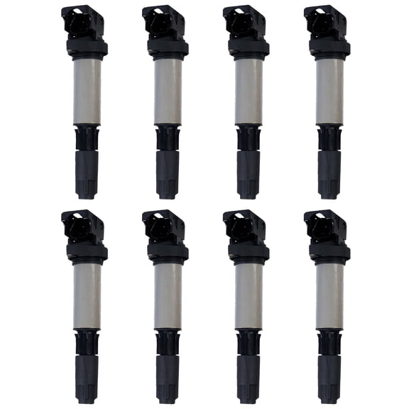 Set of 8 ISA Ignition Coils Compatible with 2002-2005 BMW 745li 4.4L V8 Replacement for UF522 C1404