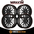 thumbnail image 3 of 1 Maxxim 18x7.5 4X100 / 4X4.50 +45 42B Maze A172463 Wheel Rim, 3 of 5