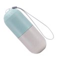 thumbnail image 3 of Cute Medicine Organizer, Waterproof Natural Grains Color Grain Fiber Weekly Medicine Case Rotatable  for Business Trip, 3 of 8