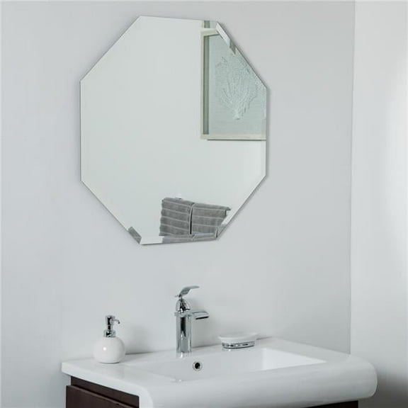 Decor Wonderland SSM9005 27.5 x 27.5 in. Vantall Frameless Wall Mirror