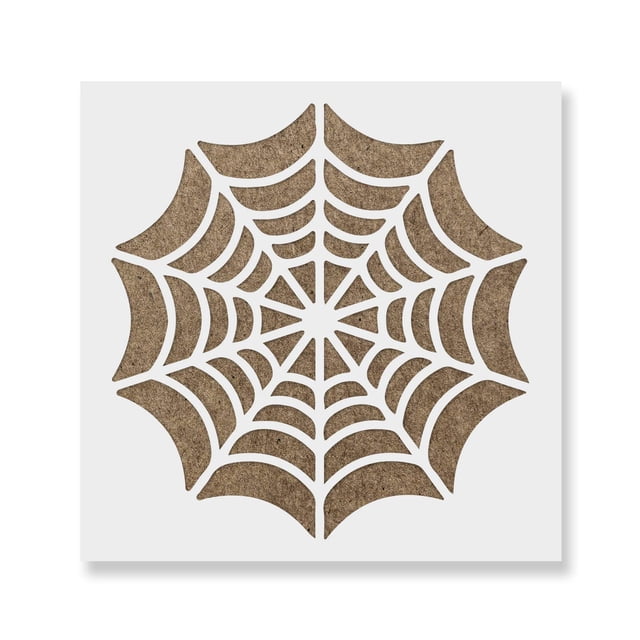 Spider Web Stencil - Aérographe Stencil, Pochoirs Toile d'Araignée, Réutilisable Stencil, Pochoirs Araignée, Toile d'Araignée
