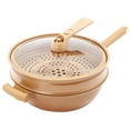 thumbnail image 5 of Multifunctional Non-Stick Clay Pot, Micro Pressure Cooker with Steamer Basket Aluminum Alloy Micro Pressure Cooker, 5 of 25