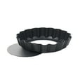 thumbnail image 1 of Quiche Pan Removable Bottom Non Stick Cake Mould Bakeware Kits Baking Accessory Kitchen Supplies Cooking Tools Regular 5inch, 1 of 8
