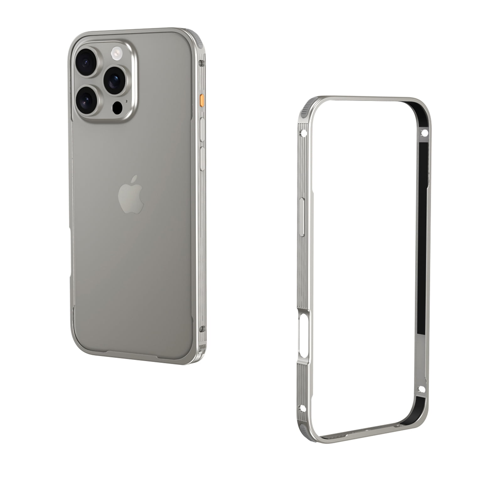 For iPhone 14 Pro Max Max Aluminum Frame Metal Bumper Case, Slim