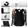 thumbnail image 5 of Grimsburg Adjustable Backpack Laptop Daypack Student School Bookbag Satchel Half Printed Rucksack, 5 of 8
