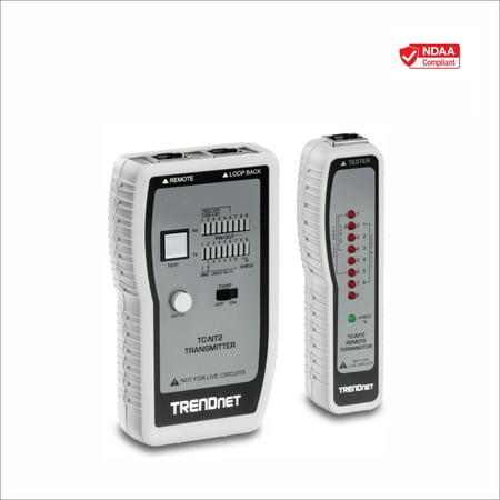 UPC: 0710931401011 | TRENDnet TC-NT2 Network Cable Tester (TP & Coax)