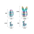 thumbnail image 3 of 2026 New! Easter Egg Set, 3D Printed Egg Craft Ornaments, 1 Set, Egg Decor Centerpiece, Rabbit Decorations, for Birthdays, Parties, Thanksgiving, Front Yards, or Home Décor, 3 of 6