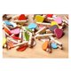 thumbnail image 5 of 150Pcs Colores Mezclados Mini Clavija de Madera Photo Paper Peg Craft Clips, 5 of 5
