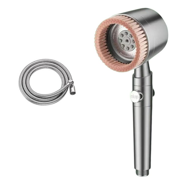 Cabezal de ducha con cepillo, alta presión, filtro de iones, cabezal de ducha con filtro de iones, cabezal de ducha con filtro de iones y cepillo