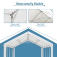 thumbnail image 6 of 16x32FT Party Tent Heavy Duty, Large Wedding Event Shelters with 3 Storage Bags & Removable Sidewalls, Outdoor Canopy Gazebo Commercial Tents for Parties Carport Camping Garden Patio, 6 of 13