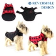 thumbnail image 2 of Perro mascota abrigo invierno cálido Gogs chaqueta Reversible impermeable a prueba de viento, 2 of 8