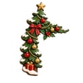 thumbnail image 2 of Christmas Tree Door Corner Hanging Decoration Resin Figurine for Door Frame Wall Holiday Display, 2 of 7