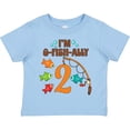 thumbnail image 3 of Inktastic I'm O-fish-ally Two Fishing Birthday Boys or Girls Toddler T-Shirt, 3 of 5