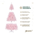 thumbnail image 4 of Árbol de Navidad Frondoso con Ramas Escarchadas, Pino Navideño Esquimal (Rosa Nevado, 2.20 m), 4 of 6