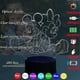 thumbnail image 2 of Luz nocturna para niños de dibujos animados en 3D, control remoto táctil, recuerdo de lámpara de noche para bebé, 2 of 2