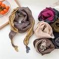 thumbnail image 6 of Stylish Cotton Linen Scarf Bandana for Women Double Layer Design Cold Weather Protections Stylish Headscarf Accessory, 6 of 9