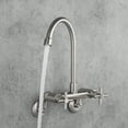 thumbnail image 3 of UMANYI Wall Mount Kitchen Faucet for Restaurant 2 Handle Adjustable Center 8 Inch Utility Sink Faucet, 3 of 6