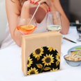 thumbnail image 3 of Yayeee Napkin Holder for Table Kitchen Paper Tissue Organization, Black Sunflower Pattern, 3 of 8